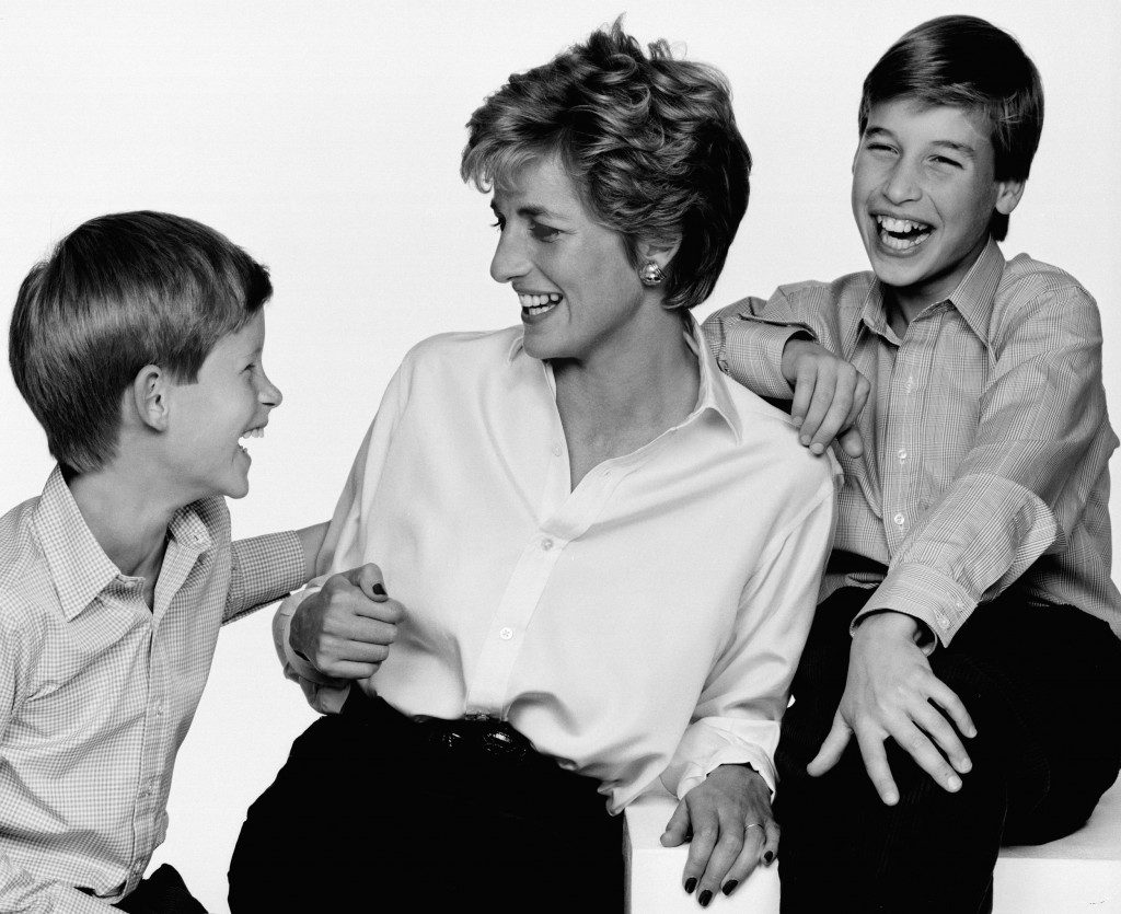 Princess Diana, Prince Harry & Prince William 1994