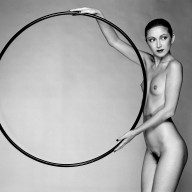 Vivienne with hoop 1979